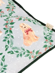 Evans Lichfield Christmas Dog Friends Velvet Piped Cushion - Bild 5 von 5
