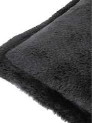 Furn Black Kallu Faux Fur Cushion - Image 5 of 6