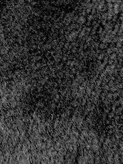 Furn Black Kallu Faux Fur Cushion - Image 6 of 6