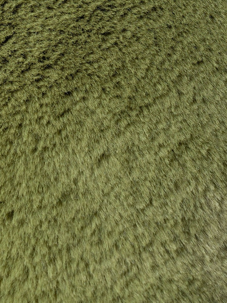 Furn Olive Kallu Reversible Faux Fur Cushion - Image 4 of 4