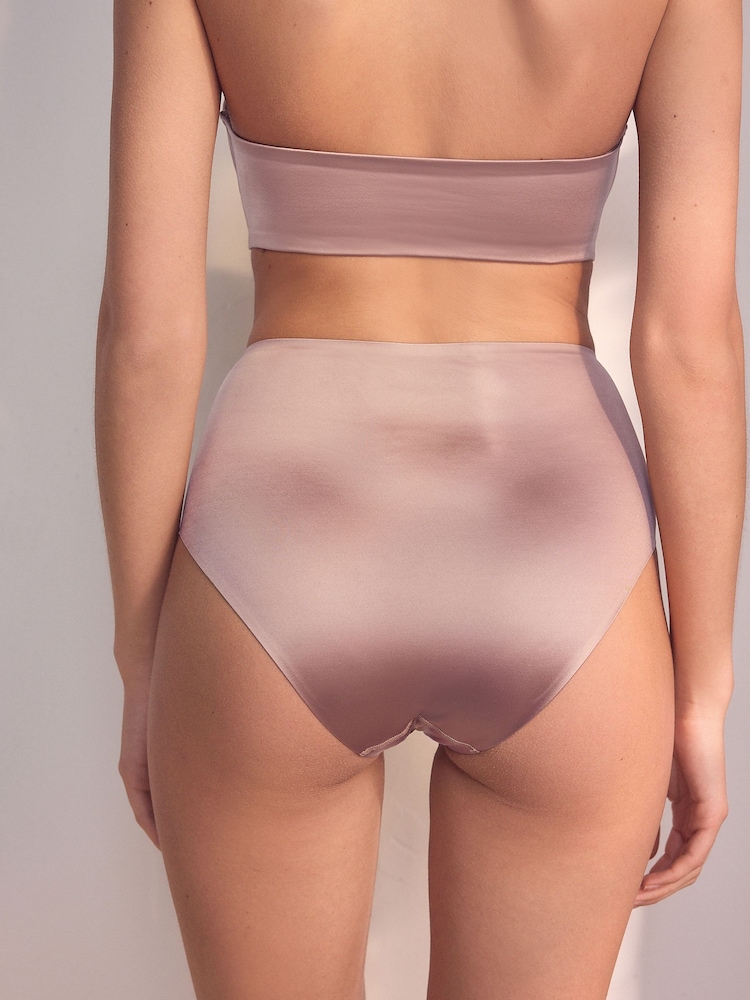 Praline Nude High Shine Light Tummy Control Knickers - Image 3 of 4