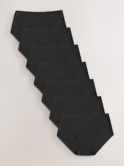 Black Midi No VPL Comfort Knickers 7 Pack - Image 1 of 4