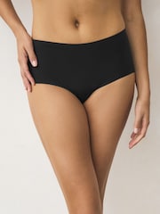 Black Midi No VPL Comfort Knickers 7 Pack - Image 2 of 4