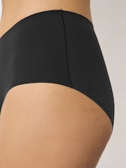 Black Midi No VPL Comfort Knickers 7 Pack - Image 4 of 4