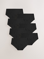 Black Short No VPL Comfort Knickers 7 Pack - Image 1 of 14