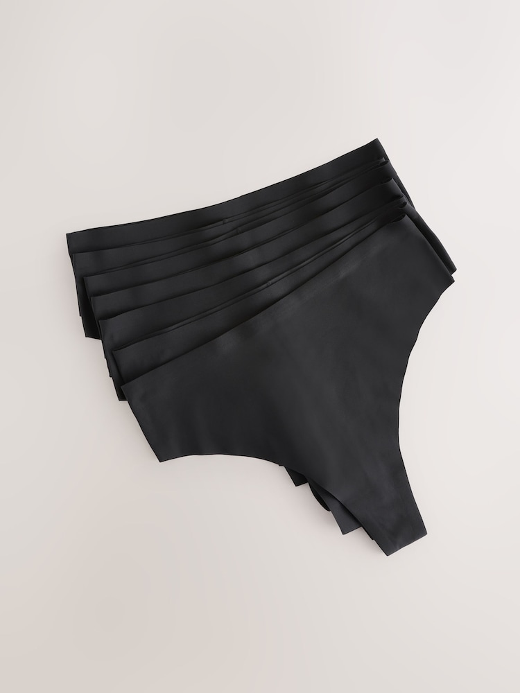 Noir - Lot 7 culottes invisibles et confortables - Image 7 of 8