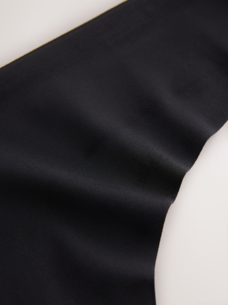 Noir - Lot 7 culottes invisibles et confortables - Image 10 of 10