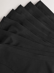 Black Brazilian No VPL Comfort Knickers 7 Pack - Image 6 of 6
