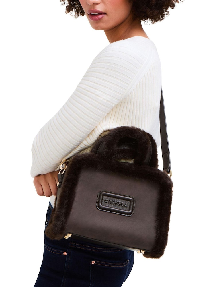 Carvela Mini Bella Borg Tote Bag with Card Wallet - Image 1 of 6