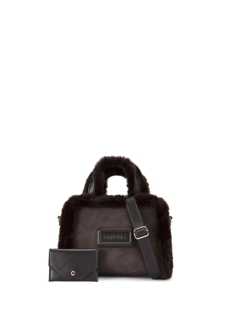 Carvela Mini Bella Borg Tote Bag with Card Wallet - Image 2 of 6