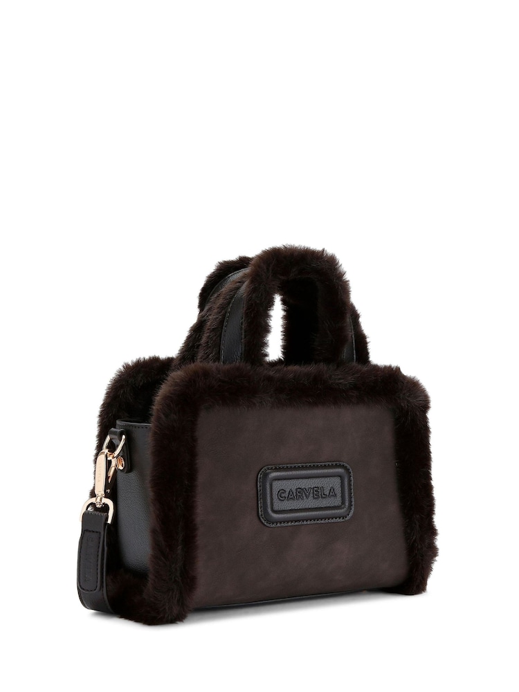 Carvela Mini Bella Borg Tote Bag with Card Wallet - Image 6 of 6