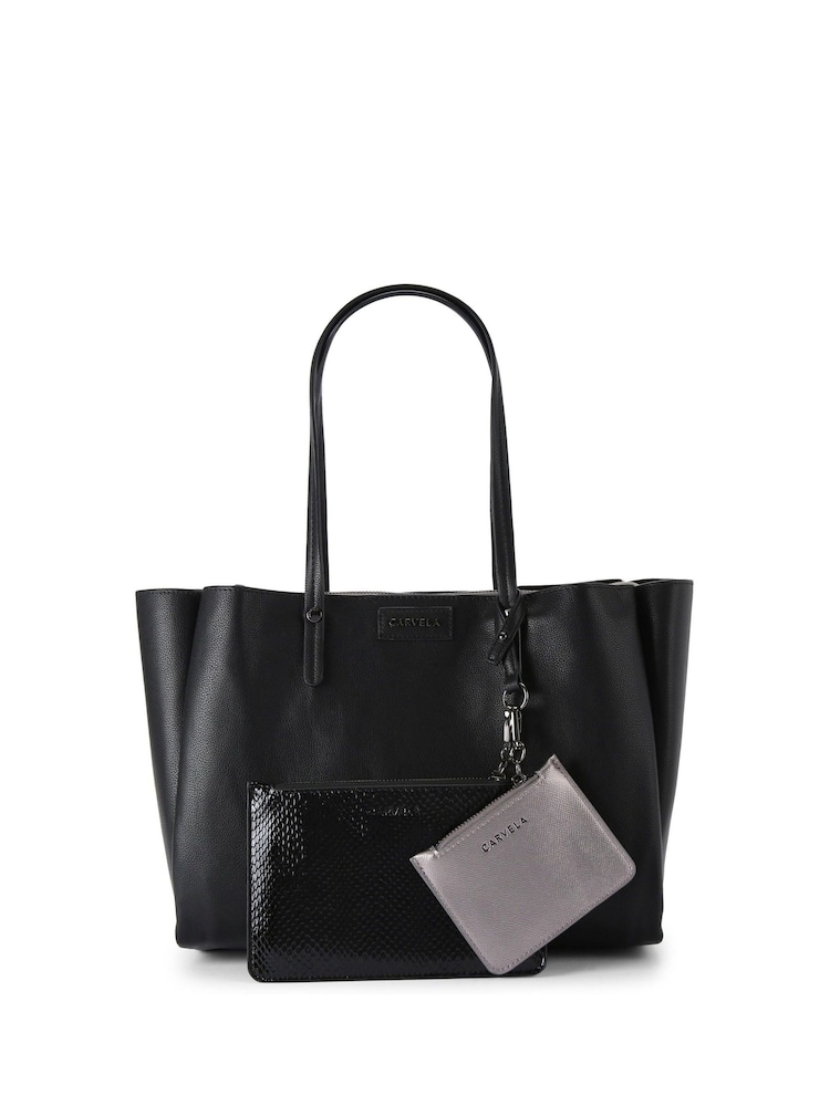 Carvela Freya Triple Compartment Tote Bag with Removable Pouches - Image 1 of 4