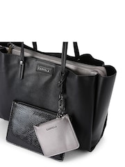 Carvela Freya Triple Compartment Tote Bag with Removable Pouches - Image 4 of 4