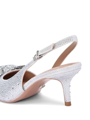 Carvela Regal Bow 2 Slingback Shoes - Image 4 of 5