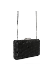 Kurt Geiger London Bella Gem Black Clutch Bag - Image 2 of 4