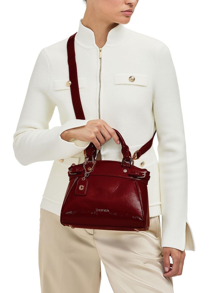 Hotel Kalinga Red Cuckoo Mustard Bag Jones® Mustard Wall Clock