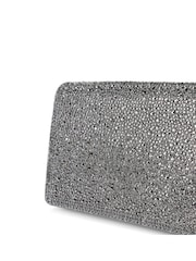 Kurt Geiger London Pewter Brinda Clutch Bag - Image 2 of 5