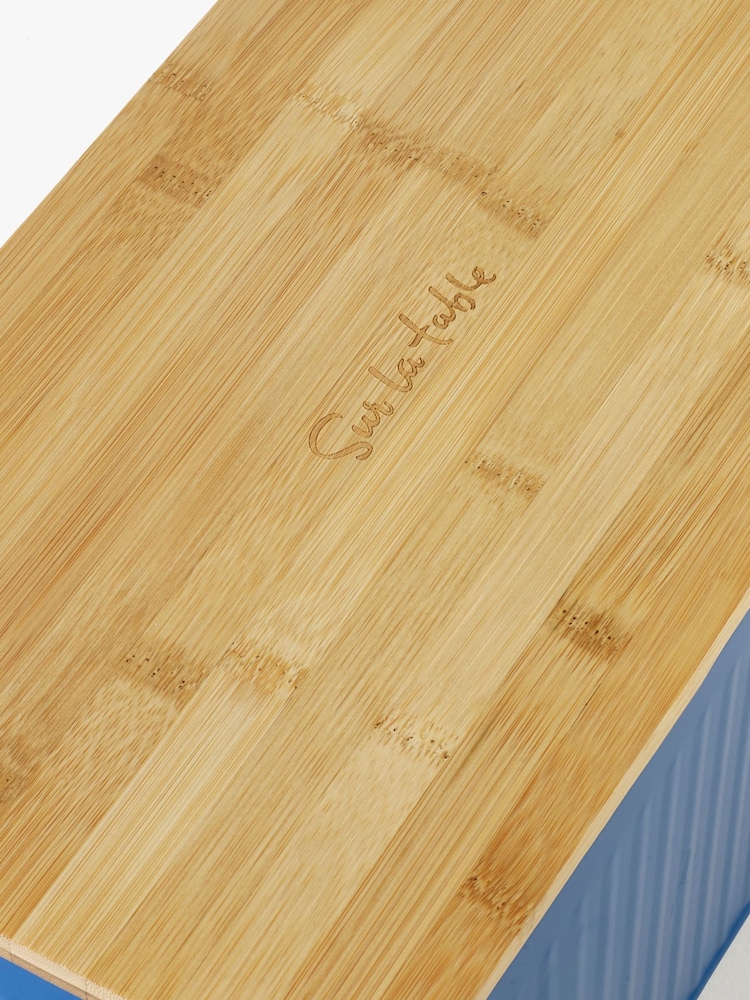 Sur La Table Blue Colour Me Happy Blue Bread Bin - Image 4 of 4