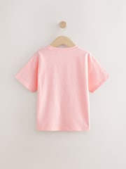Pink Sequin Heart Print T-Shirt (3-16yrs) - Image 7 of 9