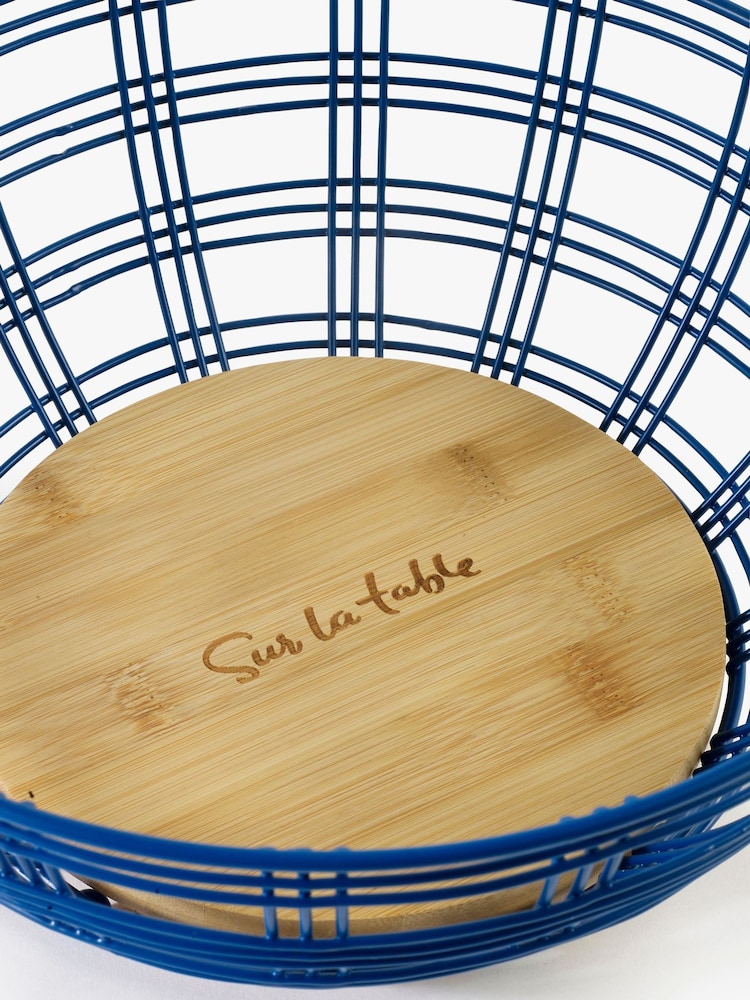 Sur La Table Blue Colour Me Happy Blue Fruit Bowl - Image 3 of 3
