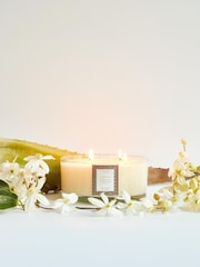 Lower Lodge 4 Wick Oak Hills Cashmere 4 Wick Candle - Image 2 of 2