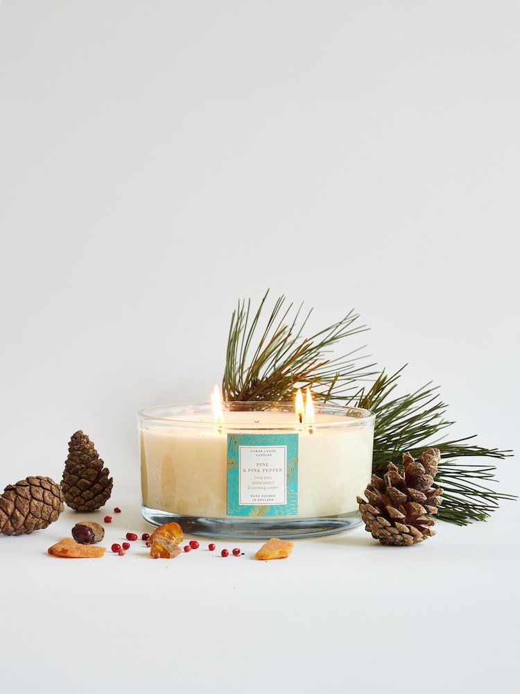 Lower Lodge 4 Wick Lower Lodge Oak Hills Pine & Pink Pepper Candle - Image 2 of 2