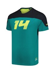 Fanatics F1 Aston Martin Cognizant F1 Official Kimoa Fernando Alonso Black T-Shirt - Image 2 of 3