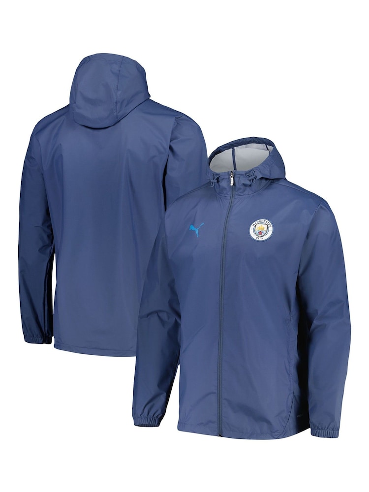 Puma Blue Manchester City Training AW Jacket - Image 1 of 3