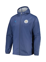 Puma Blue Manchester City Training AW Jacket - Image 3 of 3