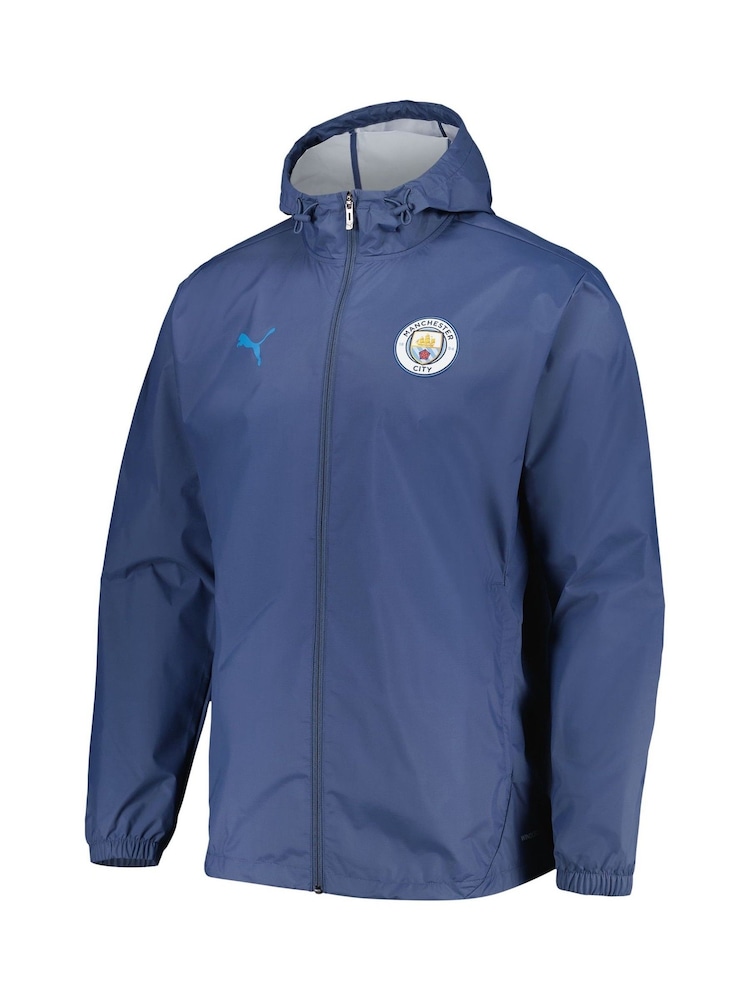 Puma Blue Manchester City Training AW Jacket - Image 3 of 3