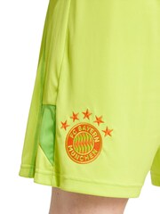 adidas Yellow FC Bayern Goalkeeper Shorts 2024-25 - Image 4 of 5