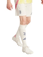 adidas White Juventus Away Shorts 2024-25 - Image 1 of 4