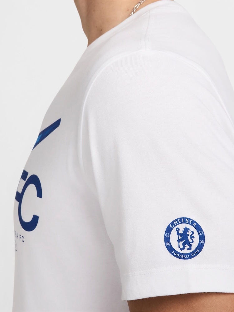 Nike 100% Cotton Chelsea Swoosh T-Shirt - Imagen 2 de 5