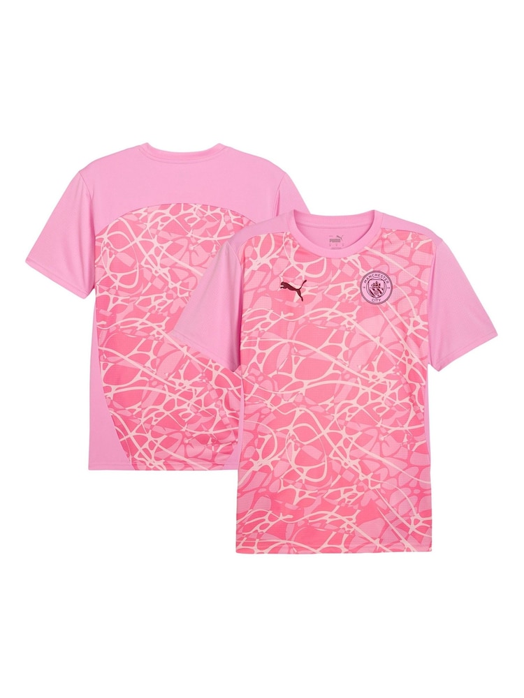 Puma Pink Manchester City Pre Match Top - Image 1 of 5