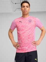 Puma Pink Manchester City Pre Match Top - Image 5 of 5