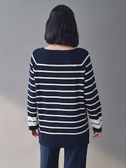 Emme Marella Blue Penny T-Shirt - Image 3 of 4