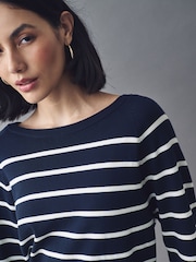 Emme Marella Blue Penny T-Shirt - Image 4 of 4