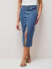 Emme Marella Blue Liquore Skirt - Image 1 of 1