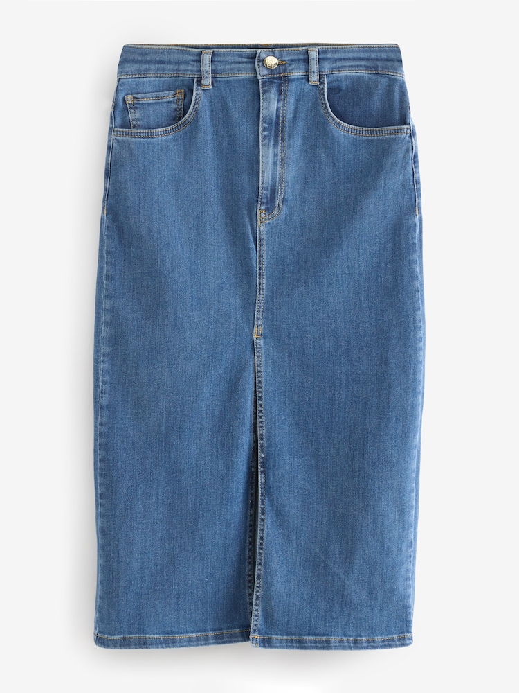 Emme Marella Blue Liquore Skirt - Image 4 of 4