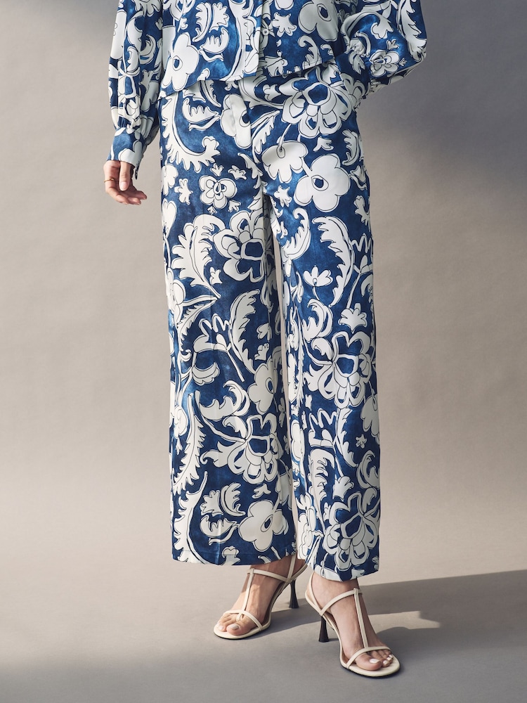 Emme Marella Blue Albi Trousers - Image 2 of 5