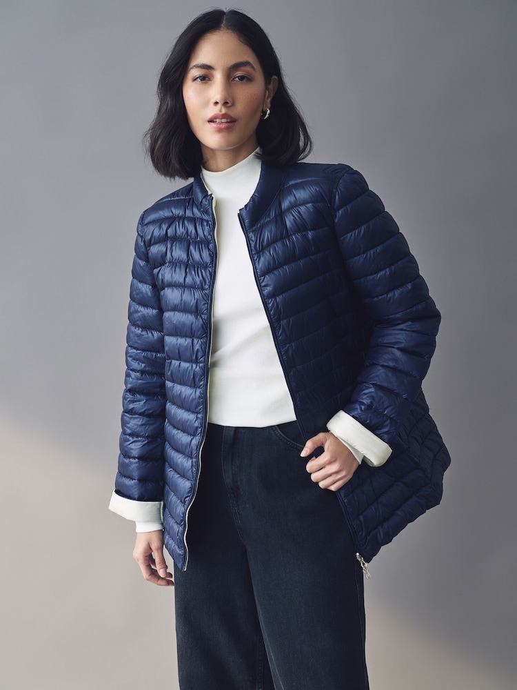 Emme Marella Blue Galizia Jacket - Image 1 of 7