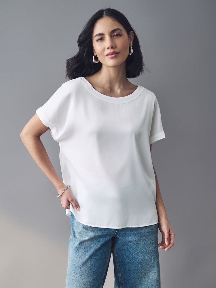 Emme Marella Klausen White T-Shirt - Imagen 1 de 5