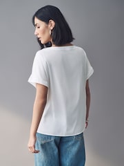 Emme Marella Klausen White T-Shirt - Imagen 3 de 5