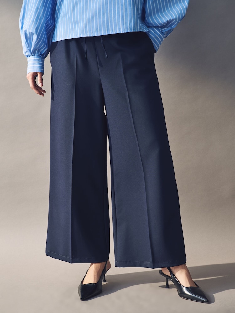 Emme Marella Blue Ipotesi Trousers - Image 2 of 4