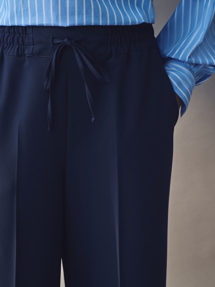 Emme Marella Blue Ipotesi Trousers - Image 4 of 4