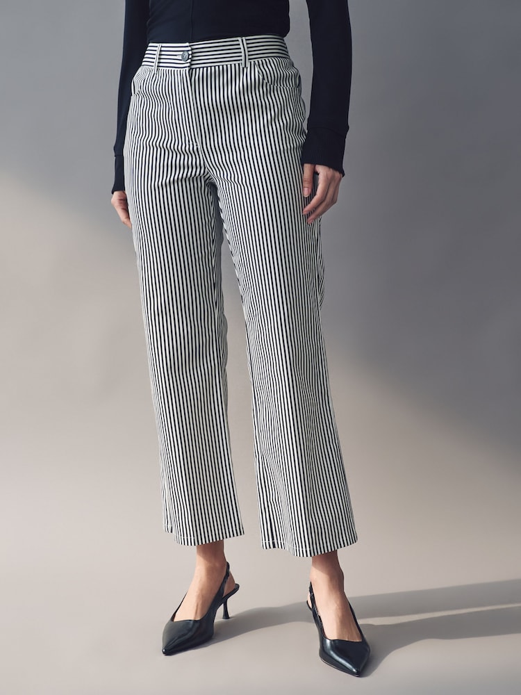 Emme Marella Blue Rail Trousers - Image 2 of 5