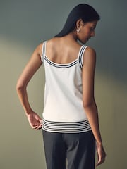 Emme Marella Germana Tank White Top - Image 4 of 4