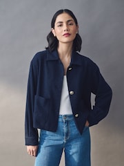 Emme Marella Blue Error Jacket - Image 1 of 7