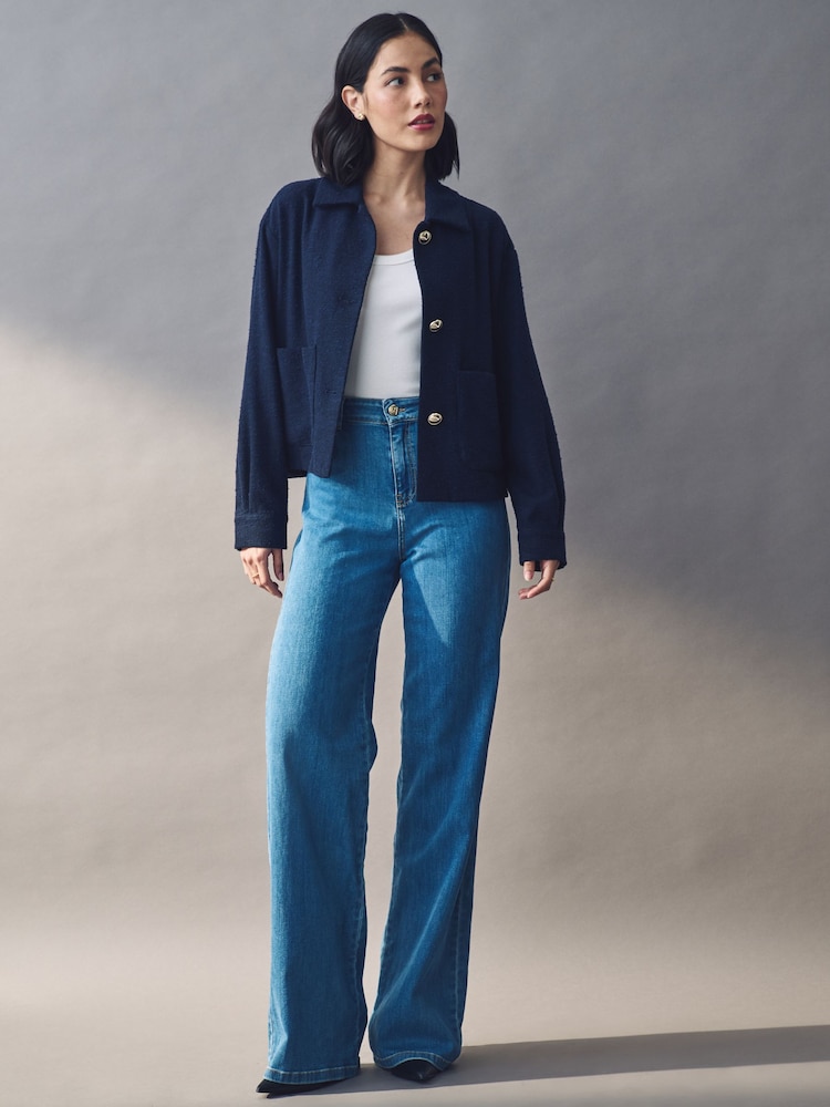 Emme Marella Blue Error Jacket - Image 2 of 7