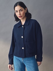 Emme Marella Blue Error Jacket - Image 3 of 7